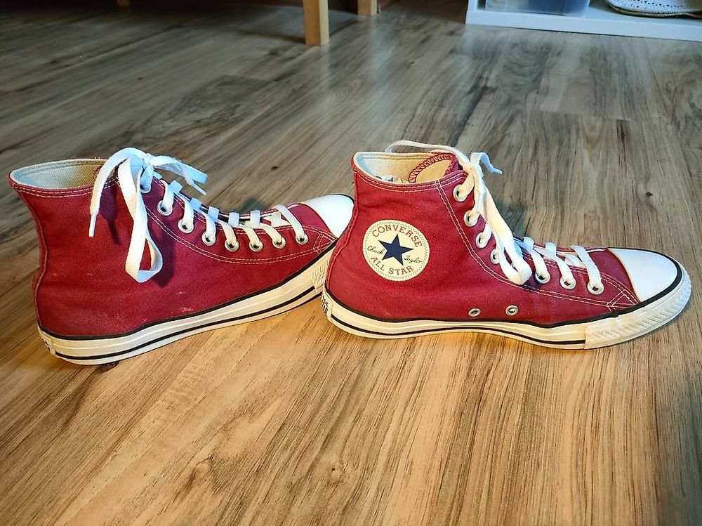 High Top Chucks Rot 41 Converse Chuck Taylor All Star Grösse 41