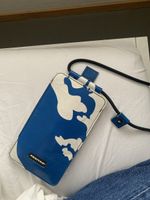 Freitag Handytasche blau weiss mit Trageband neuwertig