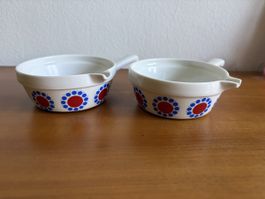 set de 2 petites casseroles Cordoflam Freiberg vintage 70s