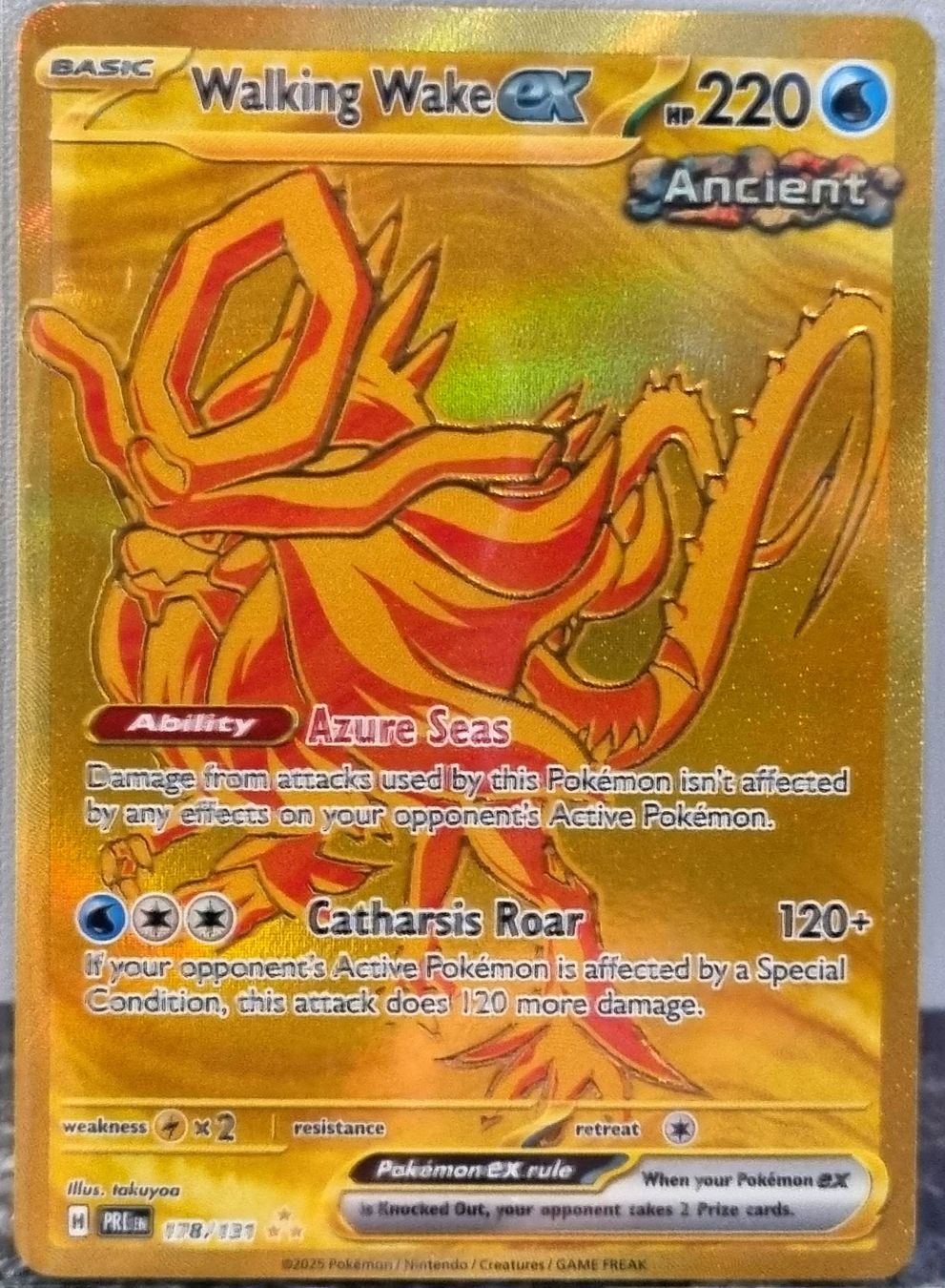 Pokémon Carte collezionabili: Walking Wake ex 🇺🇸 - PRE-178 - Prismatic Evolutions – Usato da Bern venduto da NeoSatoshi