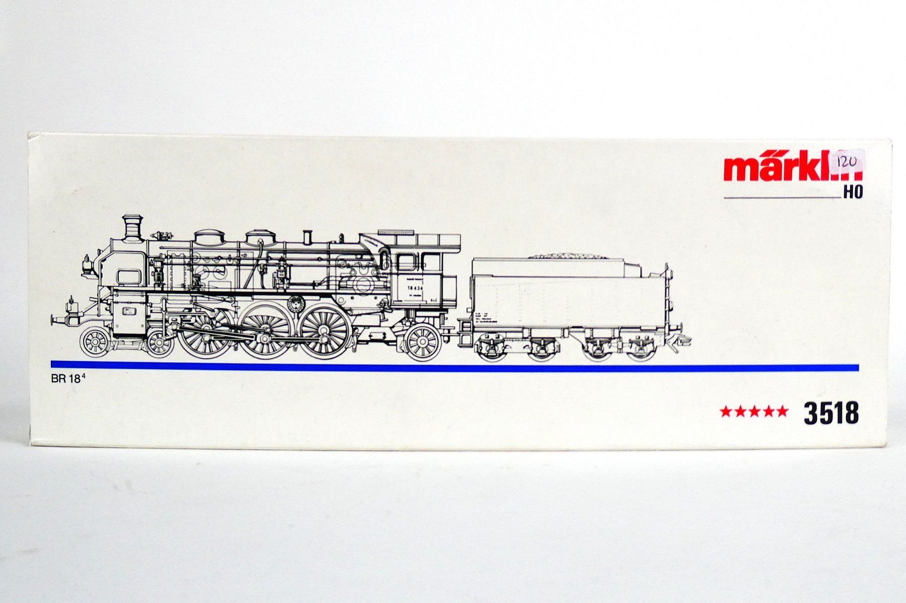 Märklin Modellini di ferrovie: Märklin Dampflokomotive BR 18 – Usato da Urtenen-Schönbühl venduto da Restwert_Schoenbuehl 4