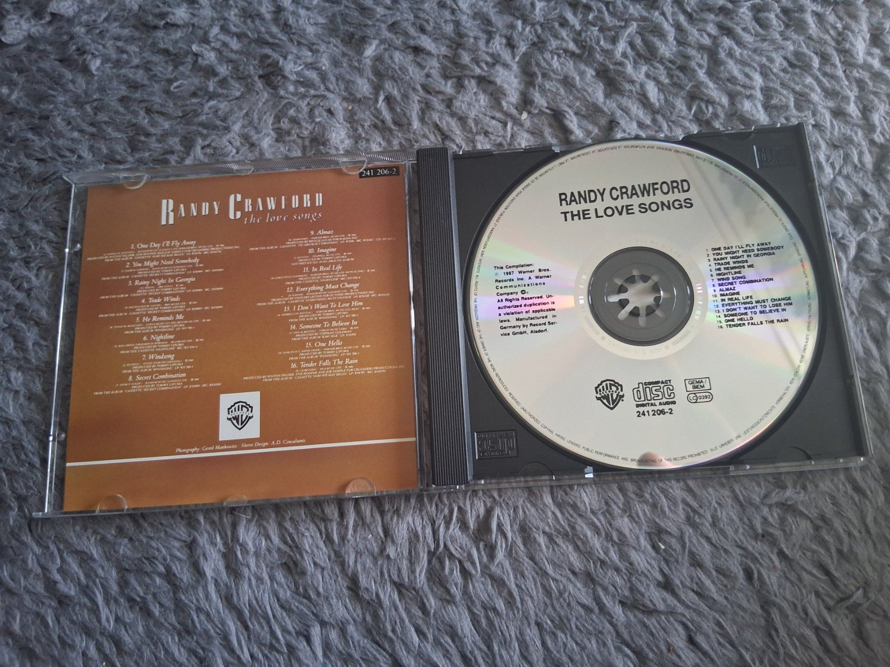 CD: RANDY CRAWFORD     THE LOVE SONGS       CD – Usato da Wetzikon ZH venduto da Ramones01 2