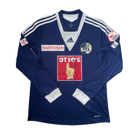 2014-2015 FC Luzern - Maillot domicile signé