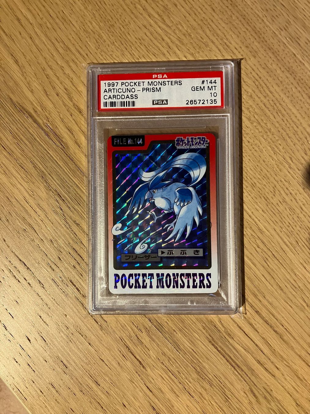 Pokémon Carte collezionabili: Pokémon Articuno Carddass PSA GEM MT 10 – Usato da Wohlen AG venduto da PMJr