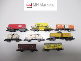 8-teiliges Schweizer Güterwagenset div. Hersteller o.OVP N