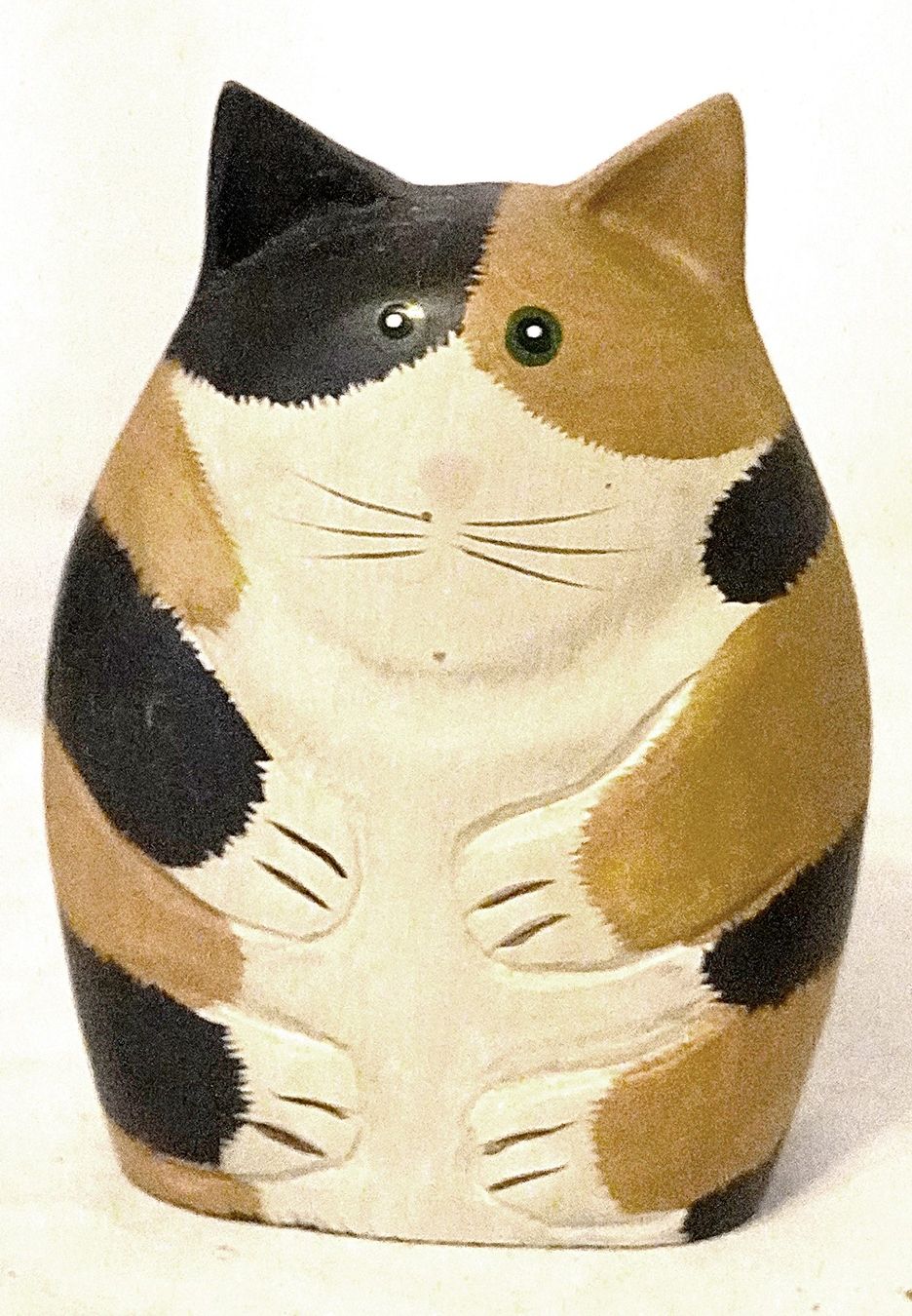 Figuren: James Haddon Künstler Katze Holz. – Gebraucht aus Baar von 2cvbaar 3