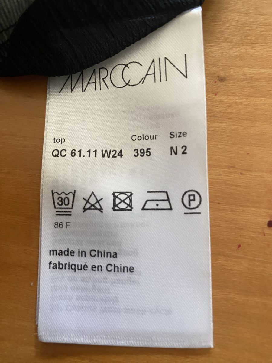 Marc Cain Camicette: Marccain Bluse Gr. N2 Schwarz-Weiss Gestreift – Nuovo e nell'imballaggio originale da Matten b. Interl venduto da Kings-Fashion 5