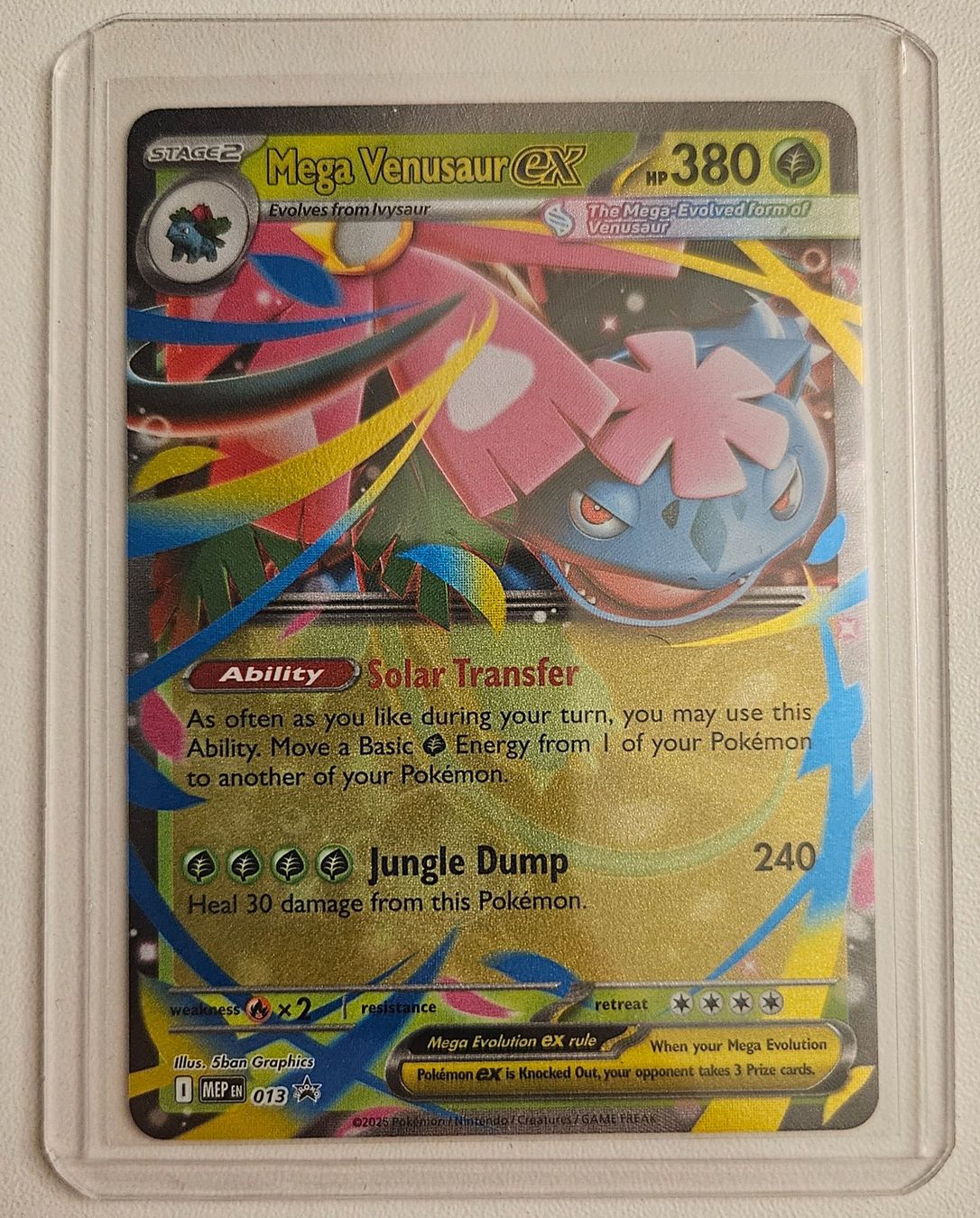Pokémon Carte collezionabili: Pokemon Mega Venusaur ex Promo 013 – Nuovo (secondo la descrizione) da Cousset venduto da VstarCards