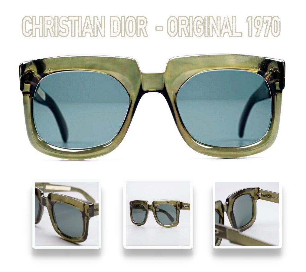 Dior Occhiali & Lenti: CHRISTIAN DIOR - OVERSIZE HERREN BRILLE - EINZELSTüCK – Usato da Löhningen venduto da Gamat3000 3
