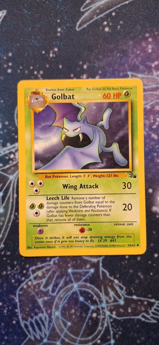 Pokémon Cartes à collectionner: Golbat 34/62 - Fossil ENG – D'occasion à Petit-Lancy par Kara_TCG 1