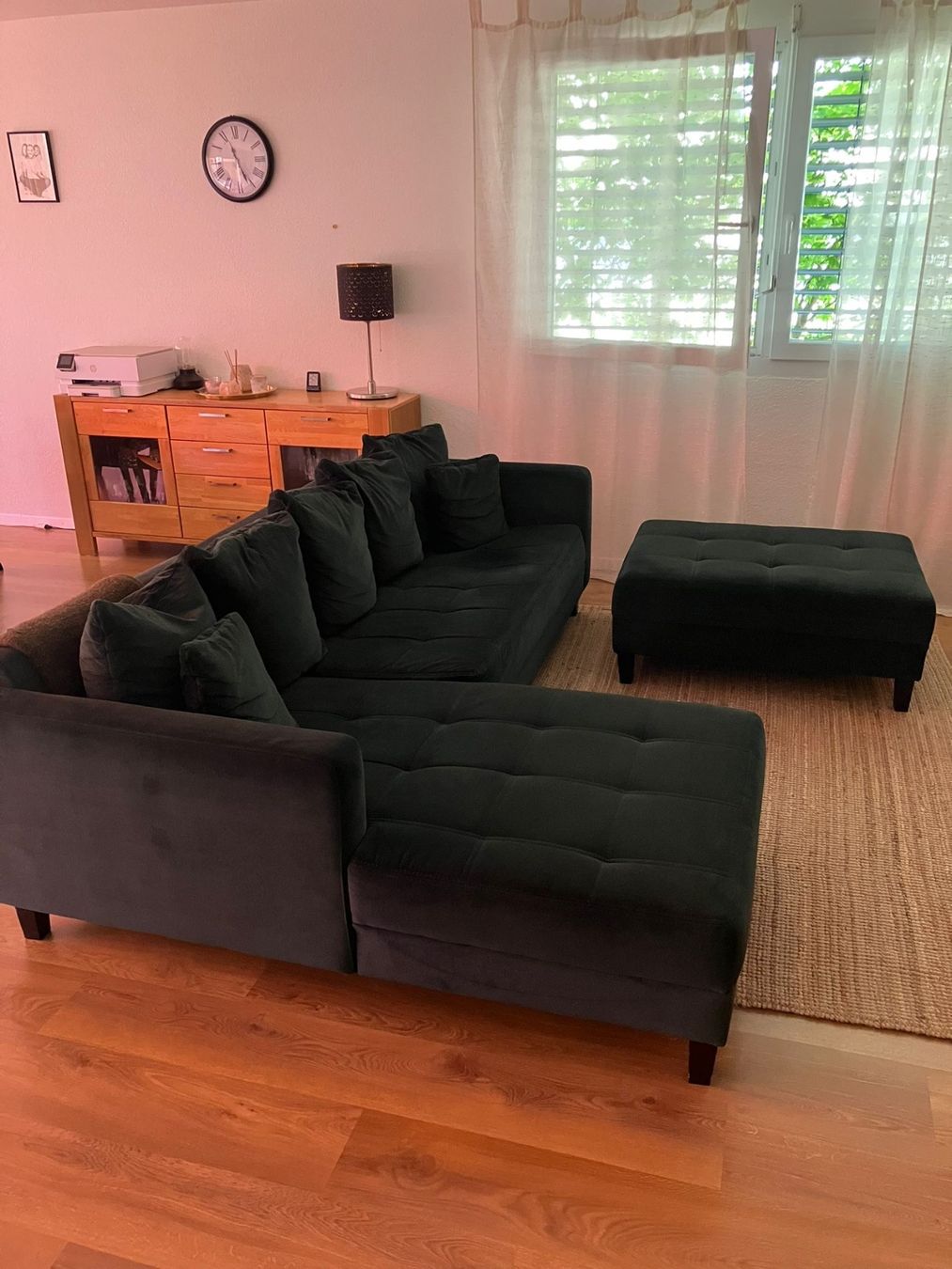 Divani: Ecksofa inkl. Hocker – Usato da Winterthur venduto da Flyer16 1