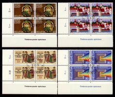 1978, Sonderpostmarken, Viererblöcke, ET