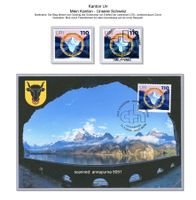 Schweiz 2022 Mein Kanton - Uri FDC