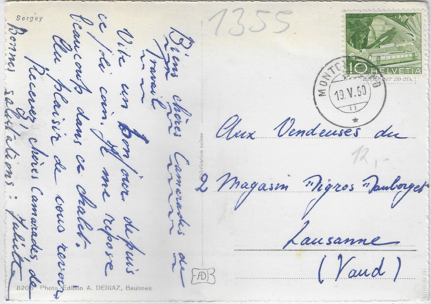 Cartes postales: Sergey - Vue generale – D'occasion à Ettingen par Kartenplanet 1