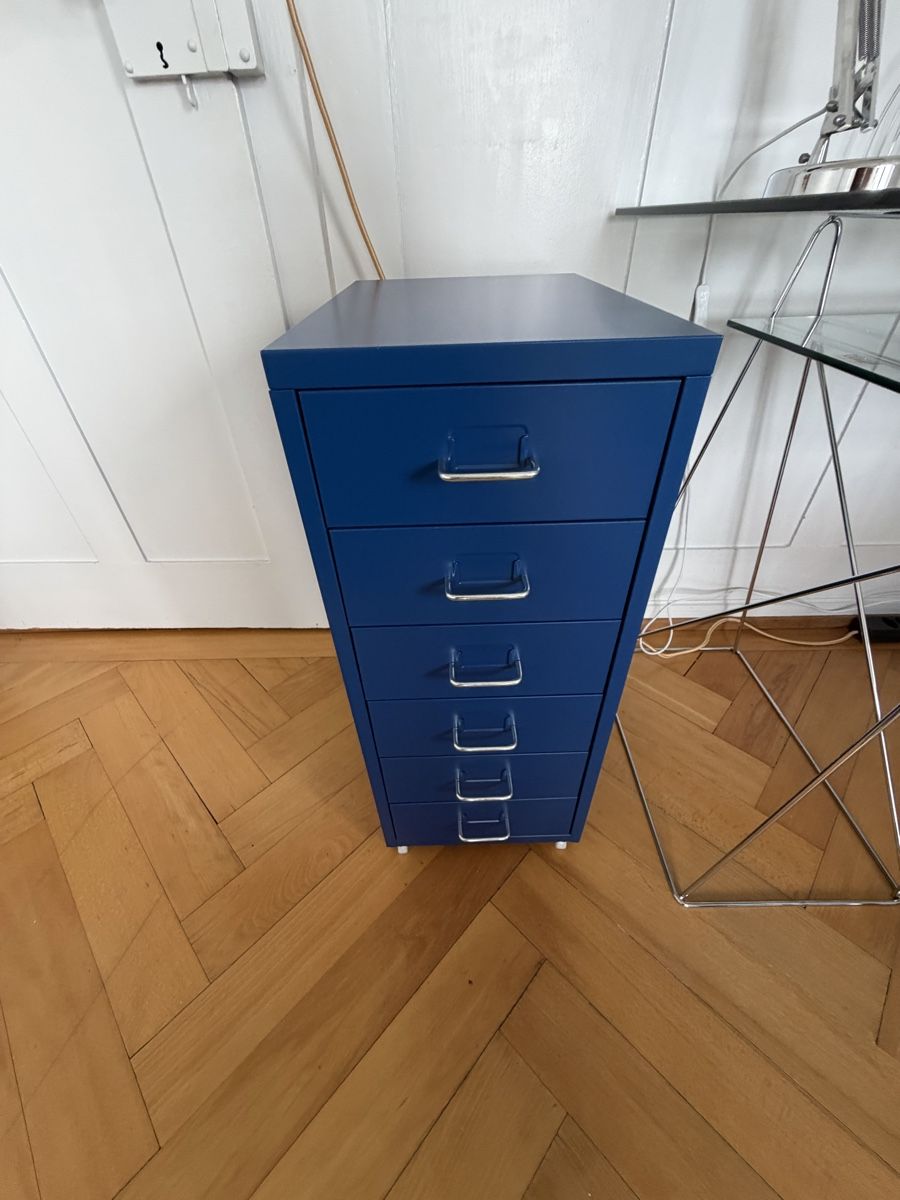 Ikea Banconi: königsblauer Metallkorpus – Nuovo (secondo la descrizione) da St. Gallen venduto da lisi24 1