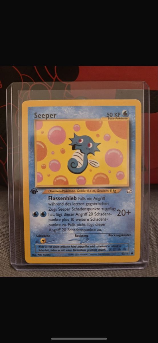 Pokémon Carte collezionabili: Original Pokemon Karte Seepa/Seeper DE – Nuovo (secondo la descrizione) da Winterthur venduto da Bursa.16