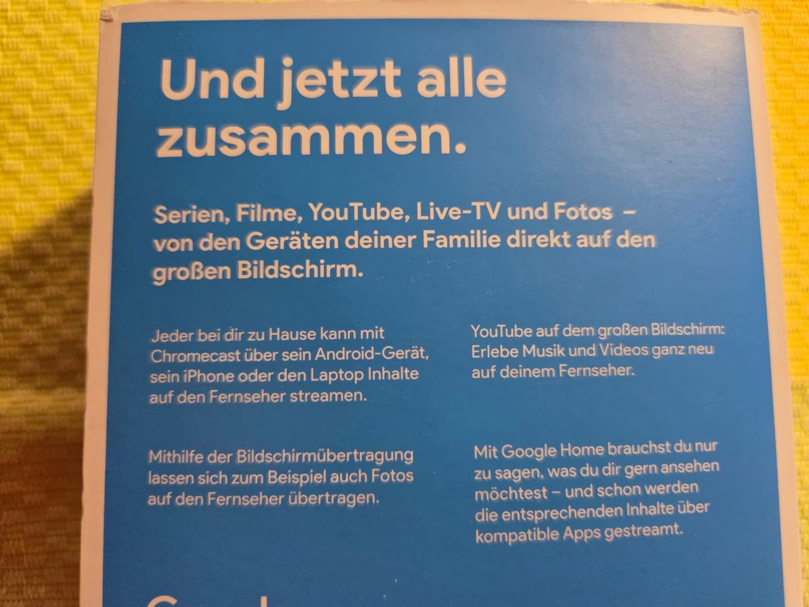 Registratori: Streaming-Gerät / Chromecast – Nuovo (secondo la descrizione) da Dachsen venduto da bea_jvs2 1