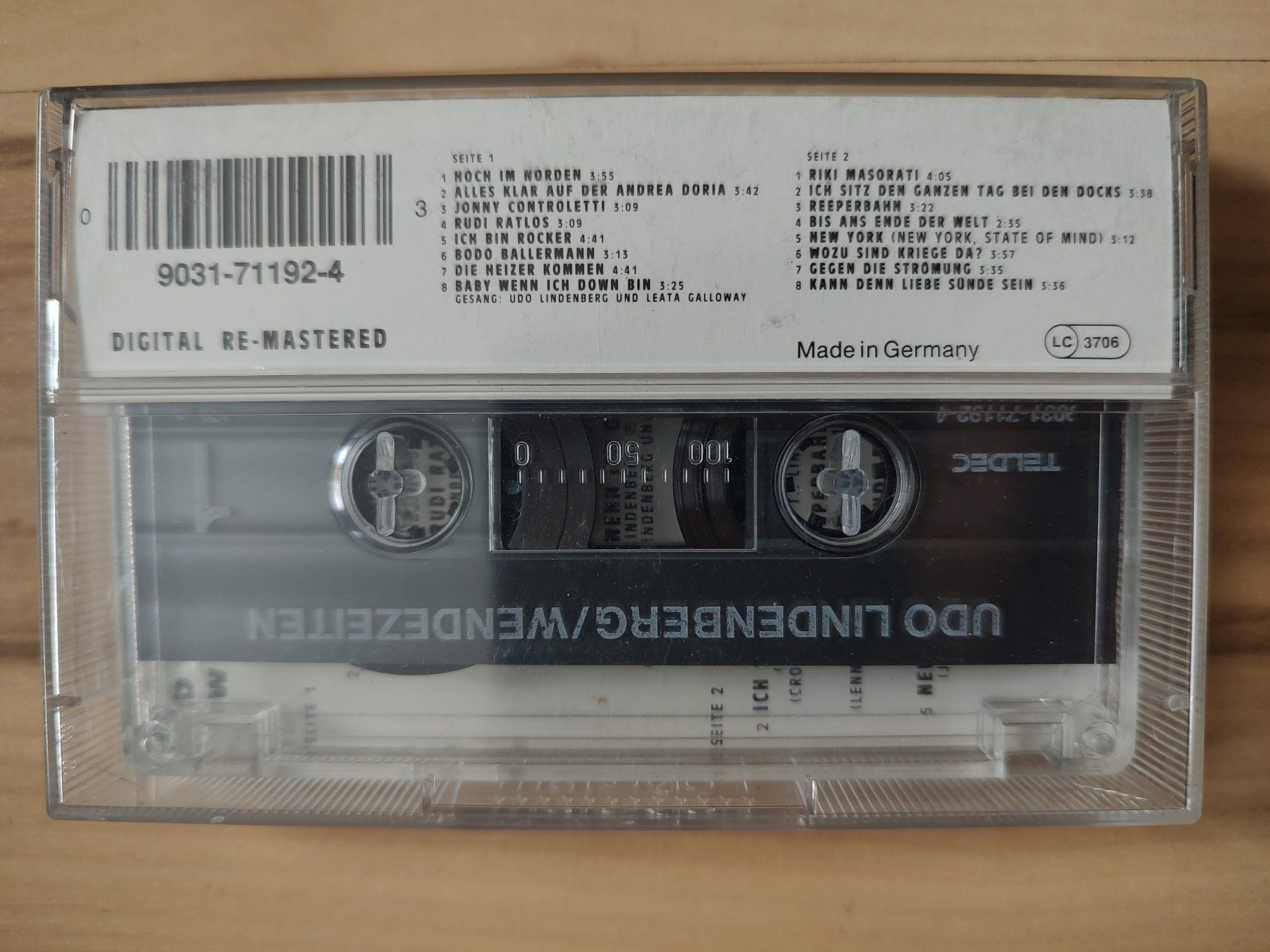 Musicassette: Udo Lindenberg Kassette MC – Usato da Basel venduto da theoutlawman 2
