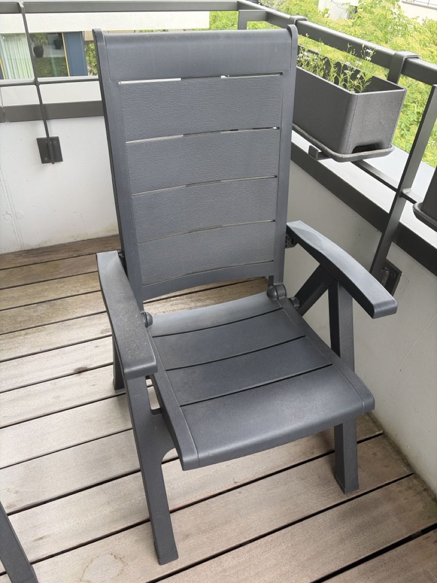 Sedie: 2 Grey Garden Chairs  – Usato da Zürich venduto da dan_6psg 2