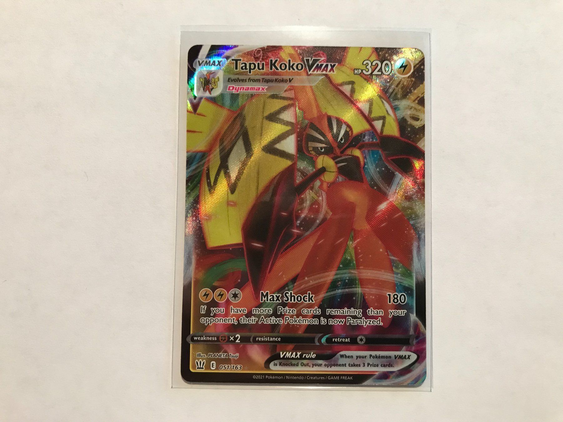 Pokémon Carte collezionabili: Tapu Koko Vmax – Nuovo (secondo la descrizione) da Hagendorn venduto da Pokecollectorch