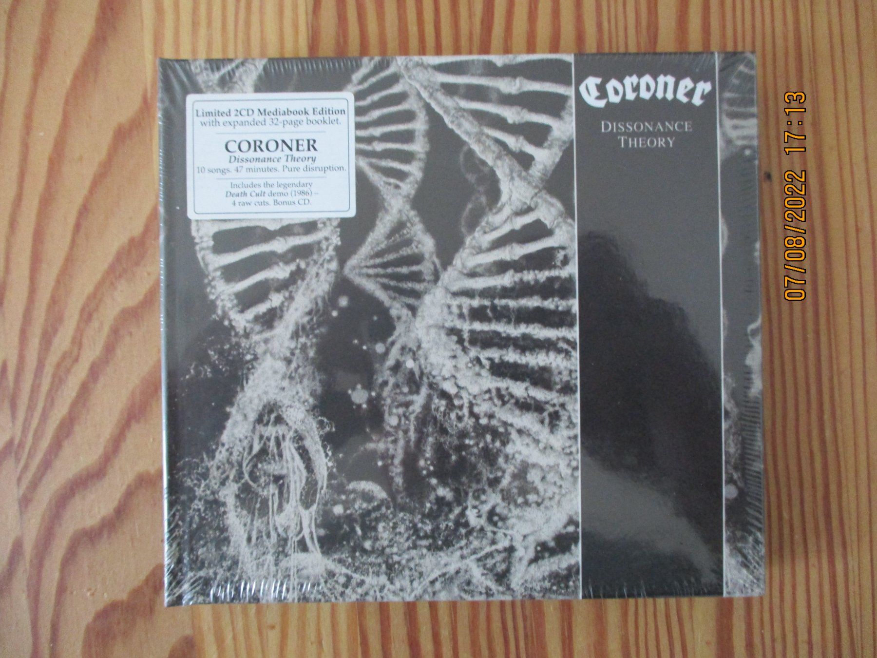 CDs: Coroner  --  Dissonance Theory Mediabook, 2 CDs, 2025 – Neu und originalverpackt aus Liestal von Disc-Point