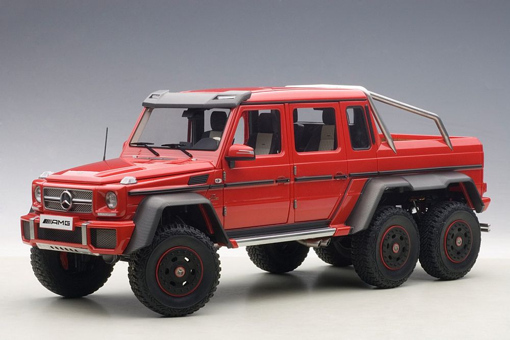 Mercedes-Benz G63 AMG 6×6 (Red) 1/18 Autoart NEU OVP (Neu und ...