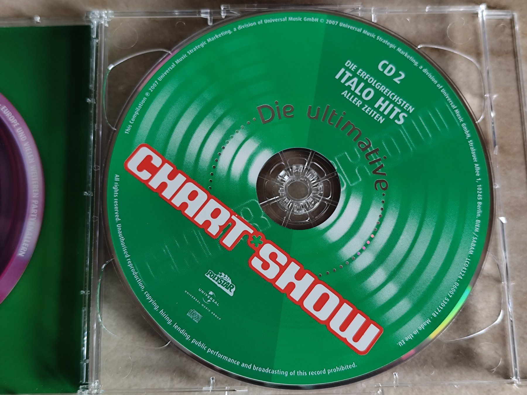 CD: ITALO HITS - DIE ULTIMATIVE CHART SHOW - Compilation 2007 – Usato da Ermenswil venduto da easyric 2