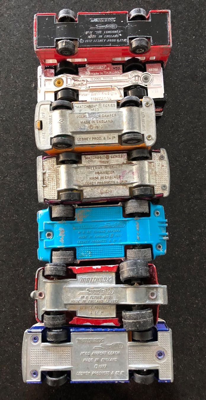 Matchbox Giocattoli: MATCHBOX - 7 bespielte Autos – Usato da Gunzwil venduto da feel_good 5