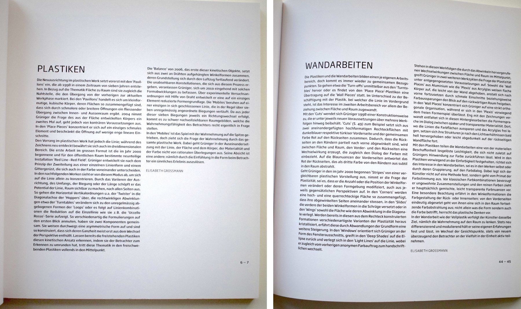 Libri: John GRÜNIGER Second Half  Plastische Arbeiten Konstruktiv – Usato da Zürich venduto da kunstarchiv.online 4