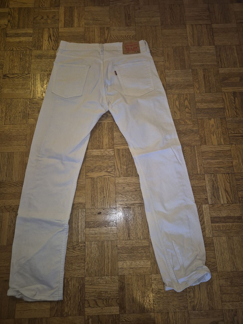 Levi's Jeans: Levi's 513, Taille 31/32, Blanc  clair, comme neuf! – Usato da Genève venduto da caps1207 5