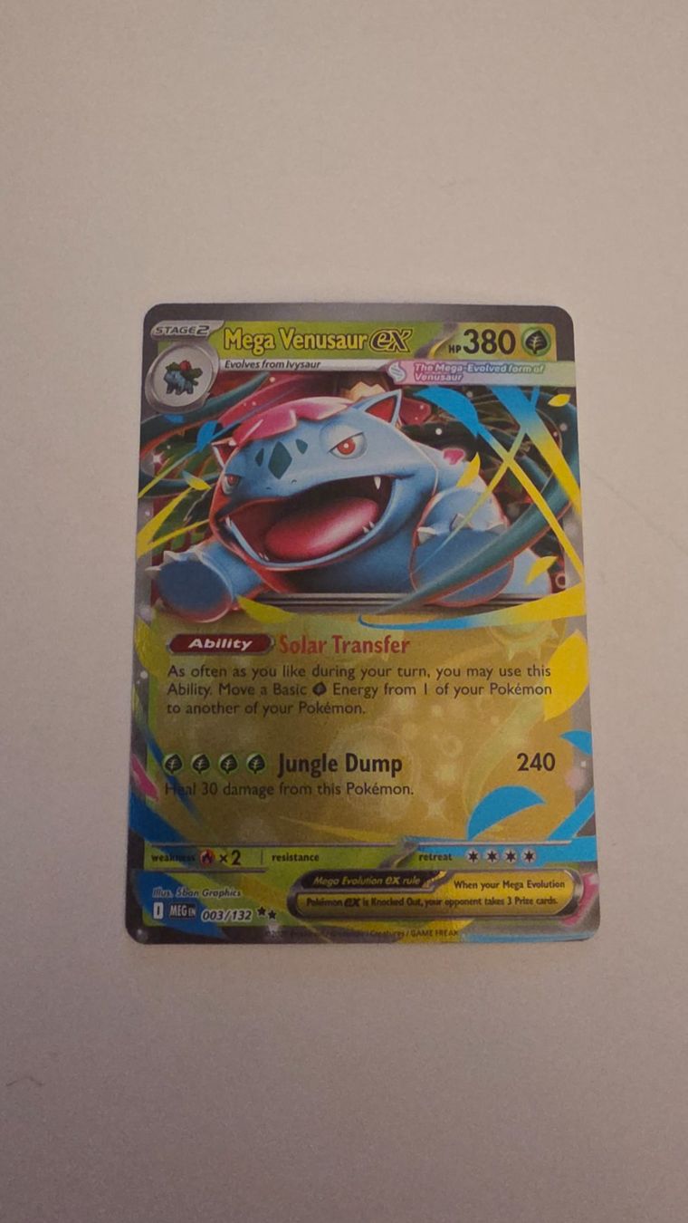 Pokémon Sammelbilder & Trading cards: Mega Venusaur EX - 003/132 EN - NM/Mint - Mega Evolution – Neu (gemäss Beschreibung) aus Richterswil von Goennjamin90