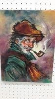 C.Lorrain "Clochard" Gemälde Original