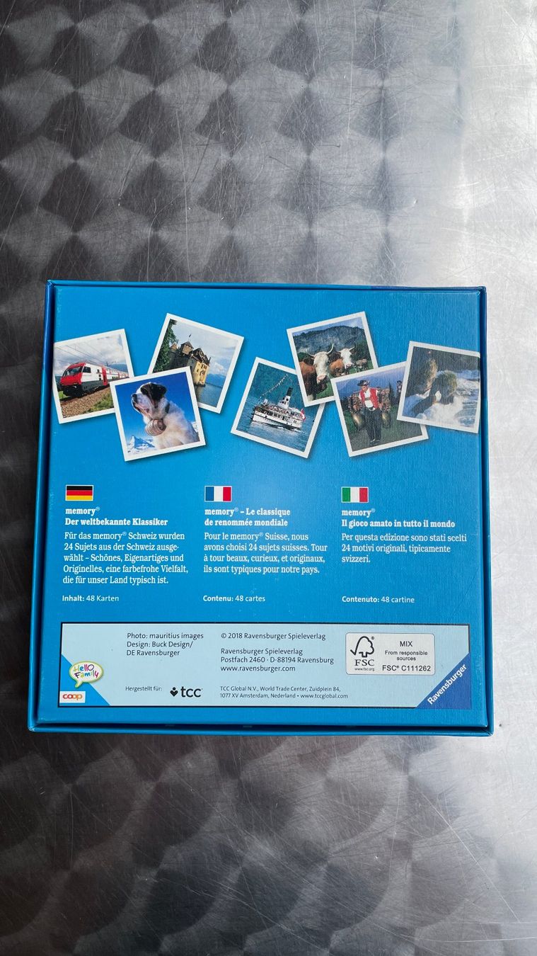 Spiele: Ravensburger Memory Schweiz Spiel 48 Karten – Neu (gemäss Beschreibung) aus Glattfelden von cybermaxx 1