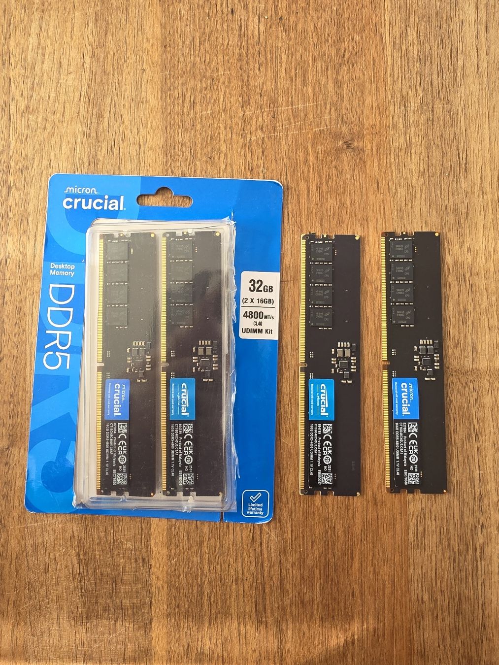 Crucial Memory / RAM: Micron crucial DDR5 Desktop Memory – Neu (gemäss Beschreibung) aus Winterthur von mojodesign