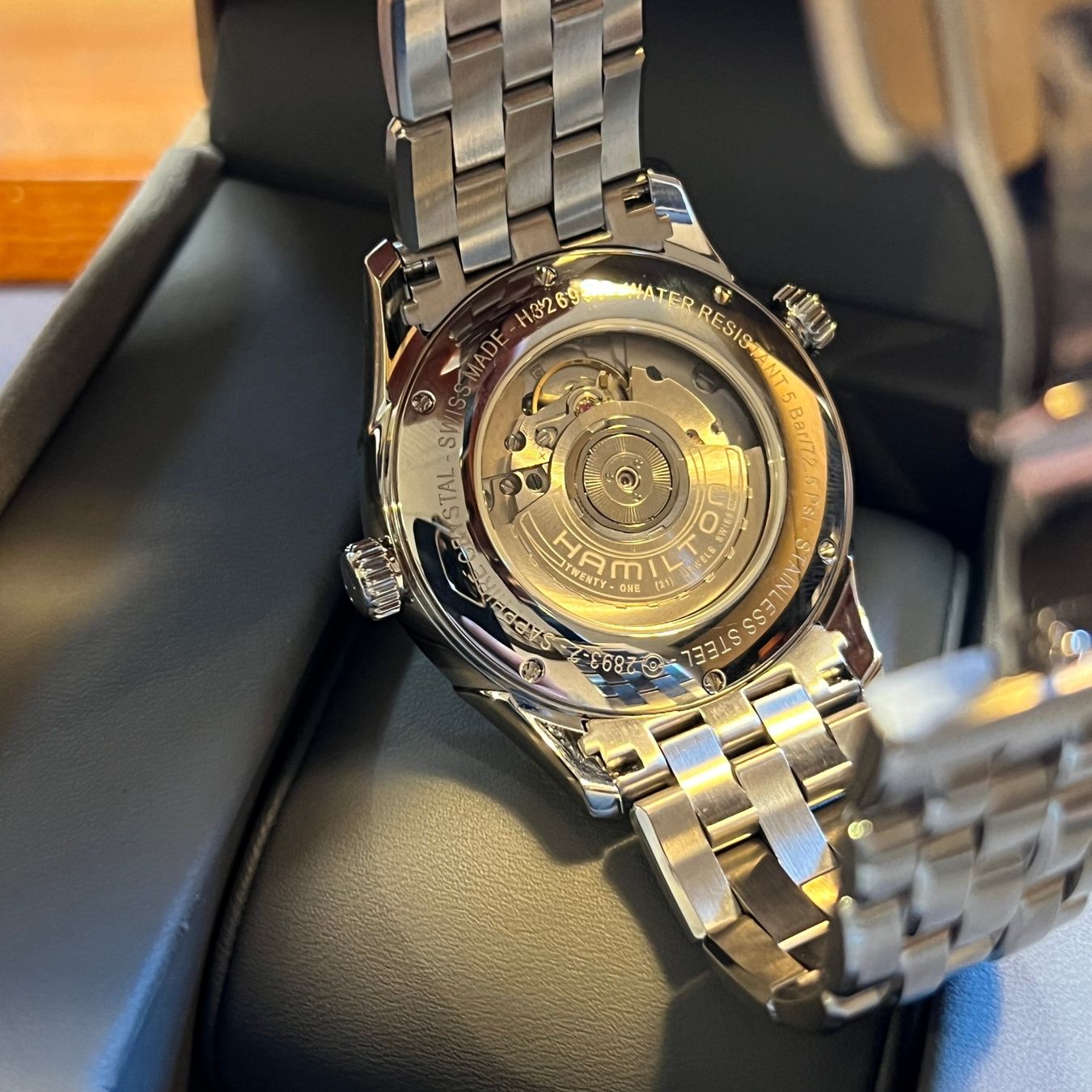 Hamilton Orologi: Hamilton Automatic GMT Full Set H326950 – Usato da Carouge GE venduto da Watchaser 4