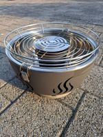 Holzkohlegrill mit Aktivbelüftung - Tischmodell