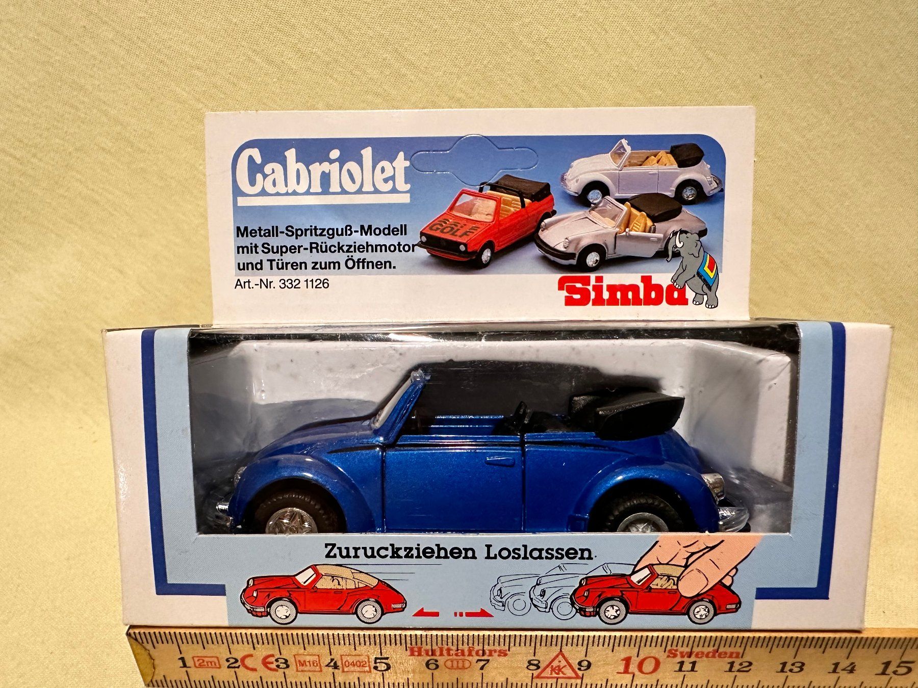 Volkswagen Modellautos: VW Käfer Cabriolet , Modellauto – Gebraucht aus Seuzach von Jage 5