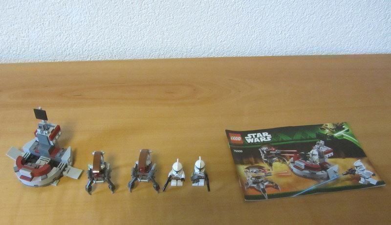 Lego Kit di costruzioni: LEGO Star Wars  75000 " Clone Trooper vs.  Droidekas " – Usato da Kreuzlingen venduto da Han-Solo-68