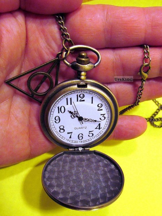 2 Stück Taschenuhr Ketten Aus Metall - Bronze, Minimalistisch, Universell Für Herren-Taschenuhren