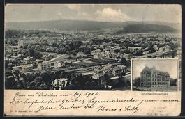 Winterthur, Ortsansicht und Schulhaus Ge