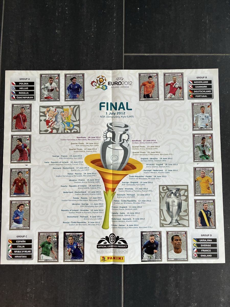 Panini Sammelbilder & Trading cards: Panini Album Euro 2012 – Gebraucht aus Seuzach von Toubey 8