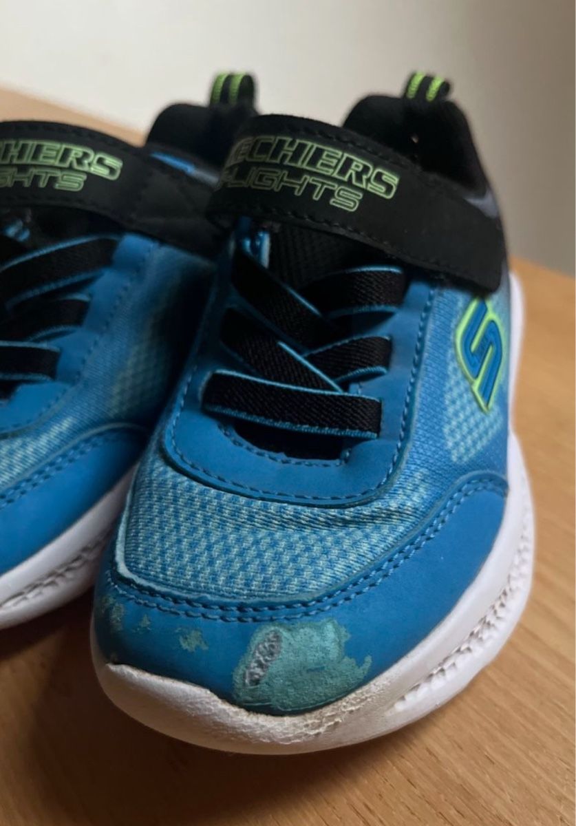 Skechers Schuhe für Jungen: Coole Skechers E-Lights Kinderschuhe, Grösse 25 – Gebraucht aus Kaisten von saleforfun 2