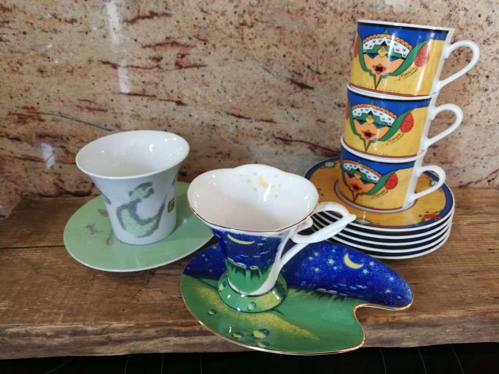 Diverse Designer Tassen mit Unterteller Kaufen auf Ricardo