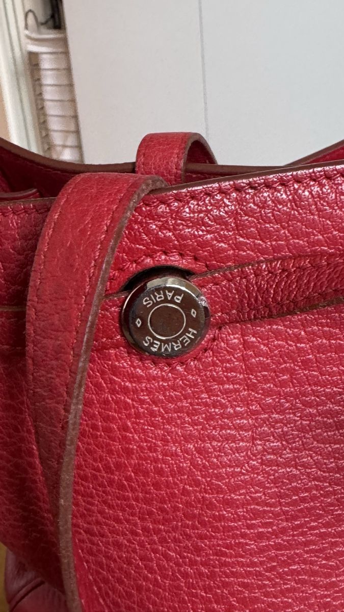Hermès Borse da donna: Hermes red buffalo cabanas tote vintage – Usato da Genève venduto da val_5jbf 5