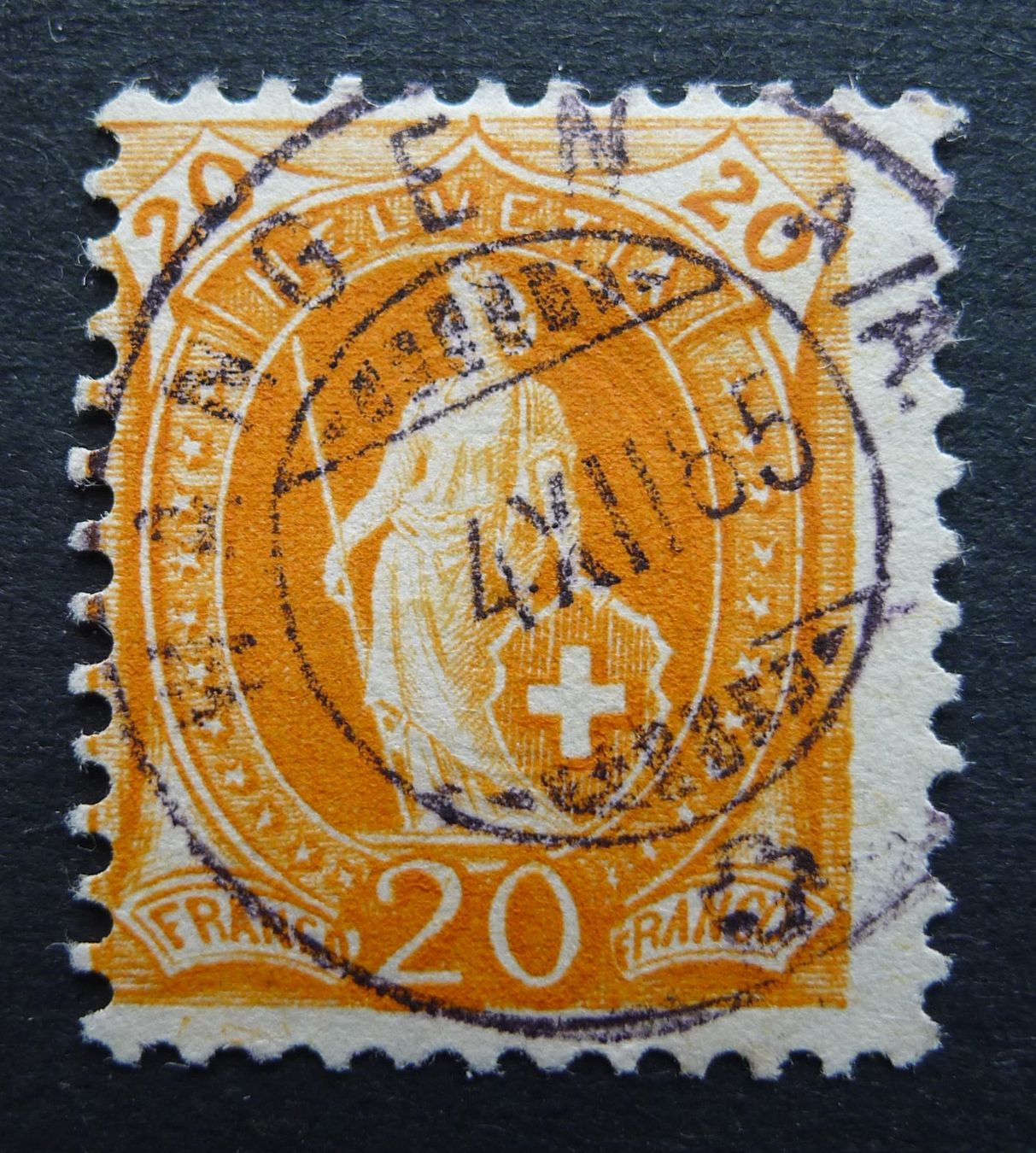 Alle Briefmarken: 66A, Vollstempel WANGEN an der AARE – Gebraucht aus Ebikon von SilvioFreund