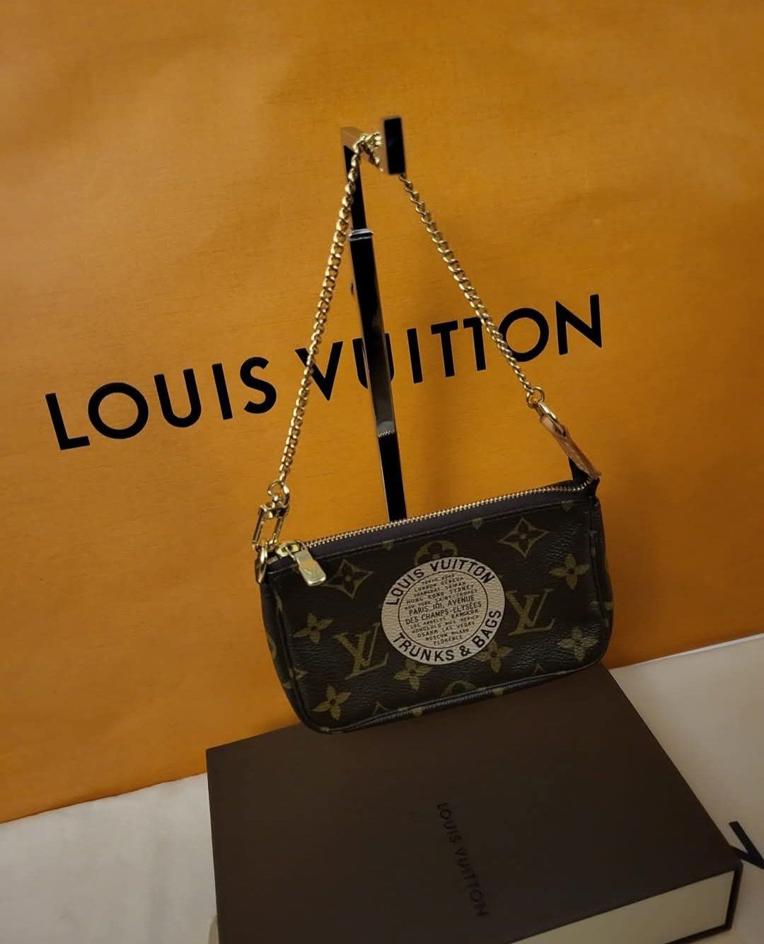Louis Vuitton Borse da donna: Louis Vuitton  Pochette Mini Limited Trunks – Usato da Gattikon venduto da lavric_d