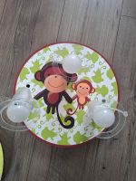 Kinderzimmerlampe / Deckenlampe mit Affen Motiven