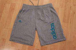 hellgraue Turn- Shorts für Jungen Grösse 176 Adidas
