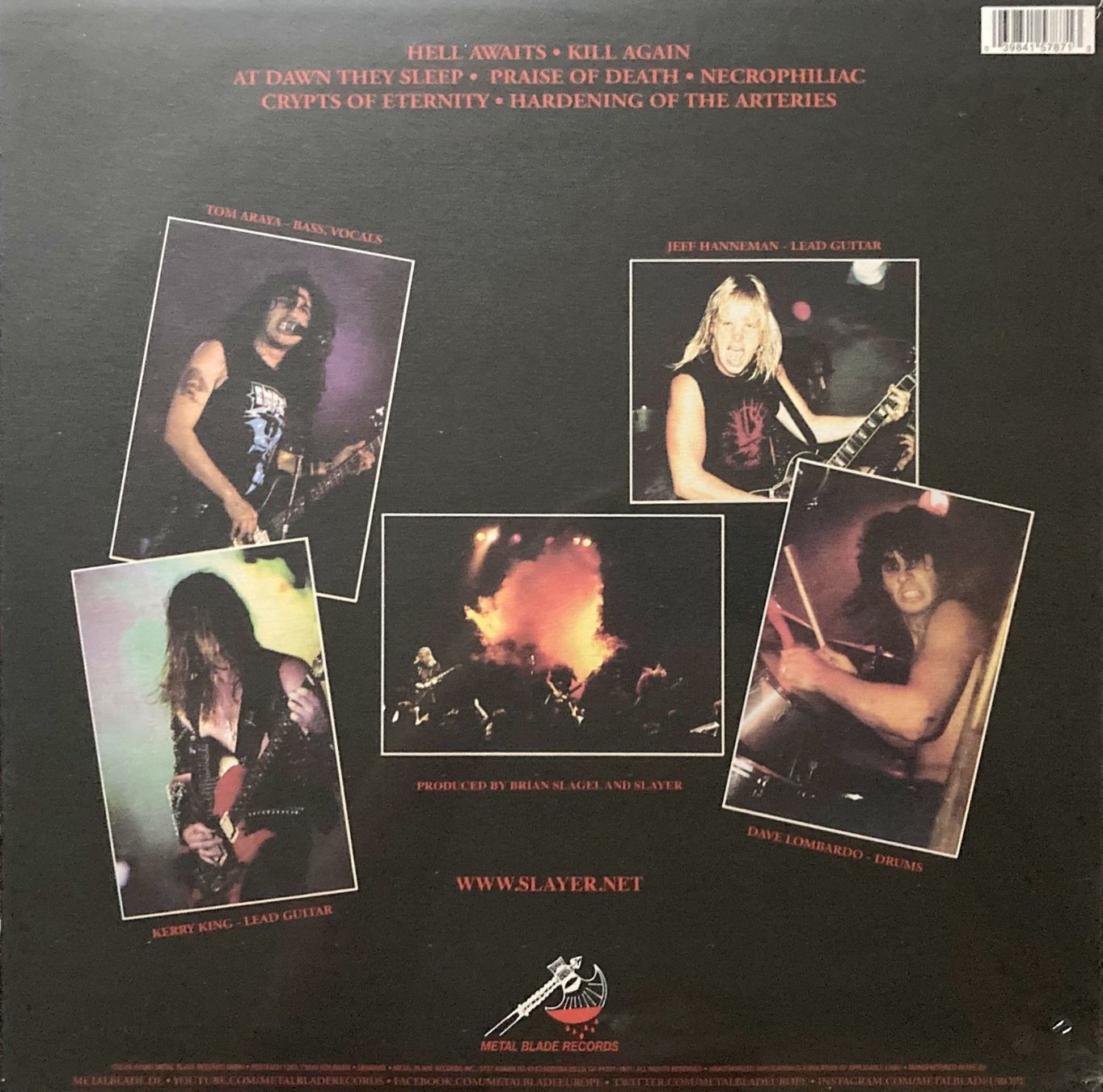 Schallplatten: SLAYER - HELL AWAITS – Neu und originalverpackt aus Bottens von hotter-than-hell 1