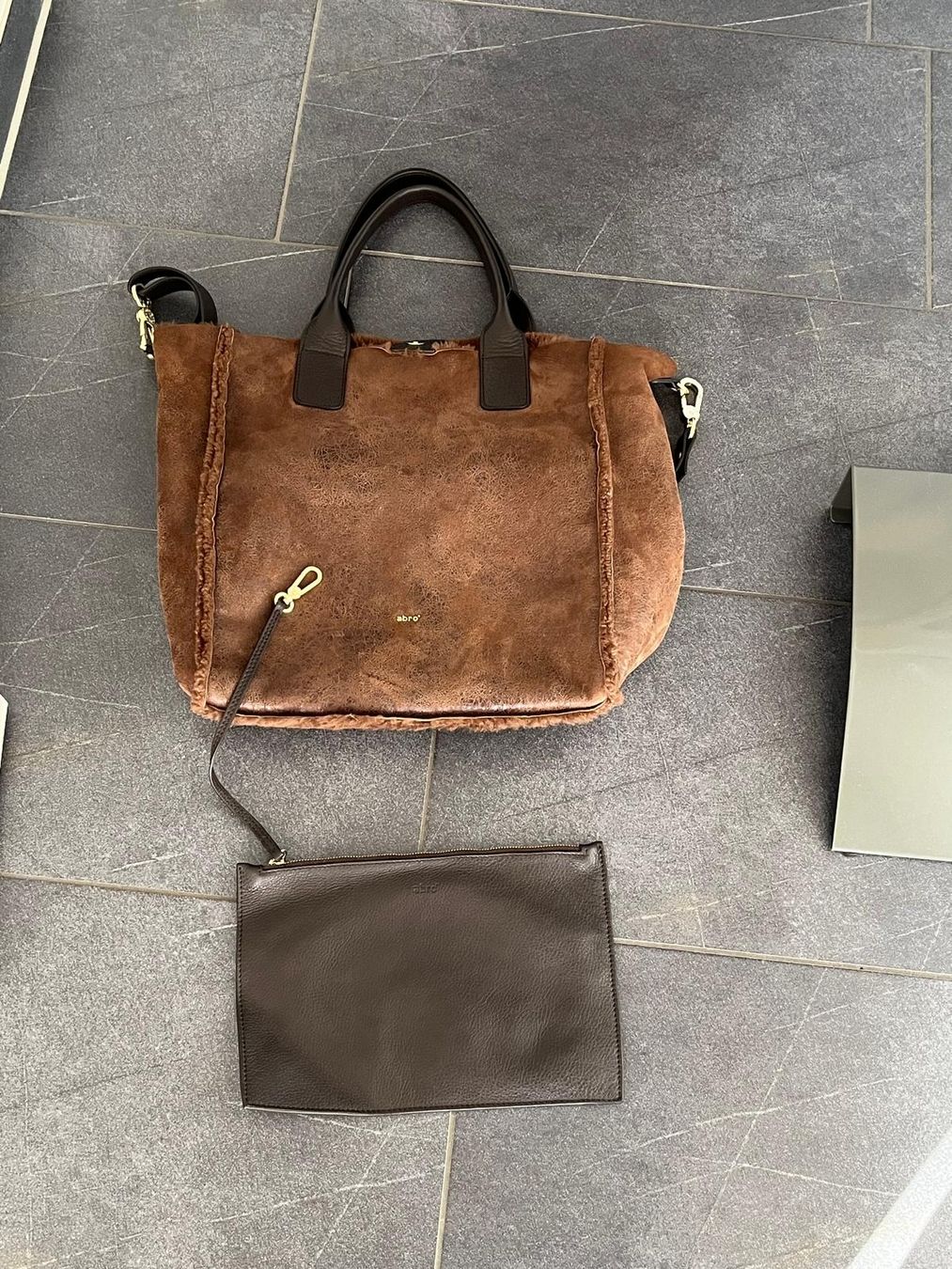Taschen für Damen: abro shopper cognacfarben leder – Gebraucht aus Romanshorn von Sophielang 5